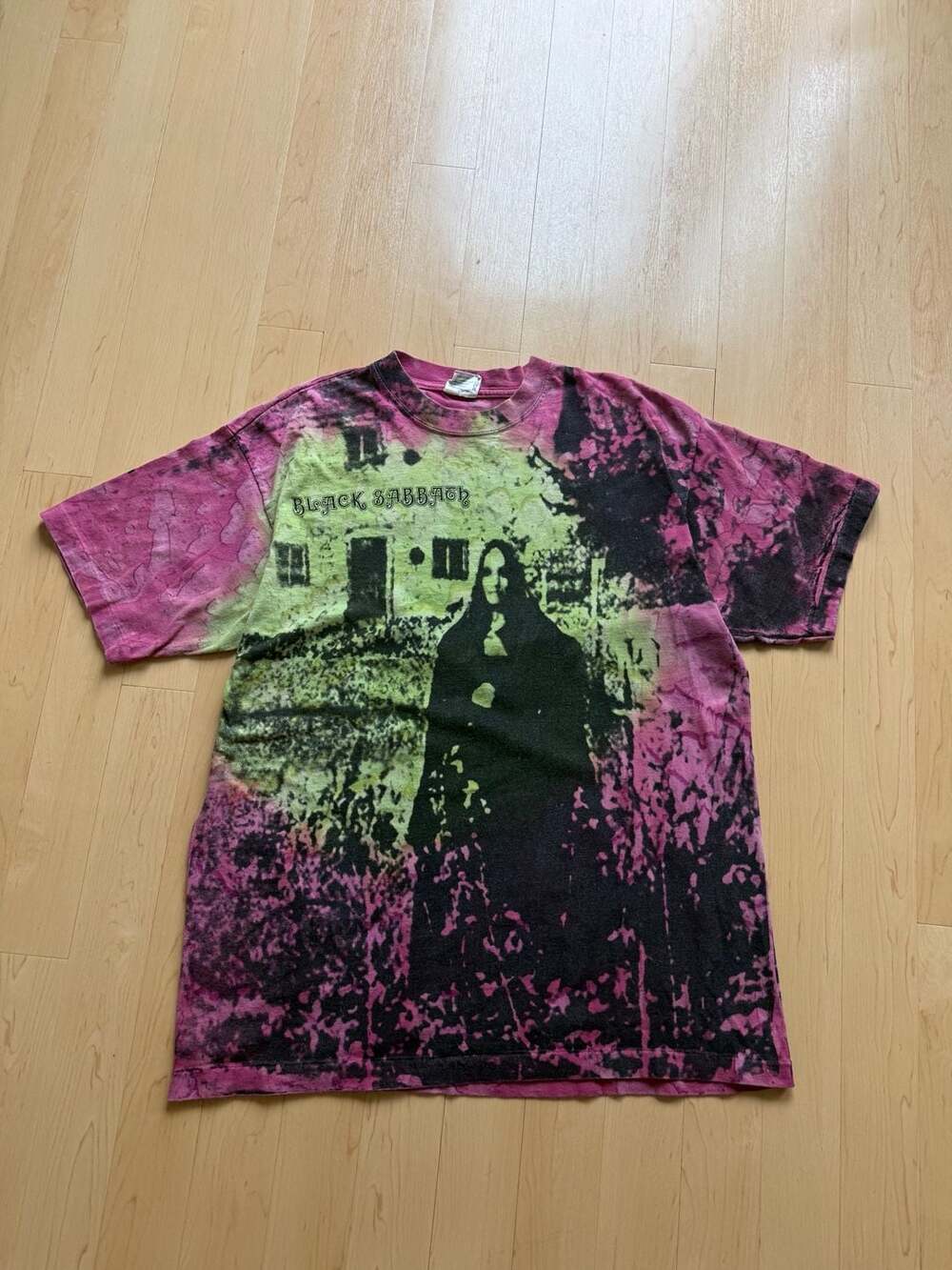 GRAIL 90s Cronies Black Sabbath Tie Dye T Shirt